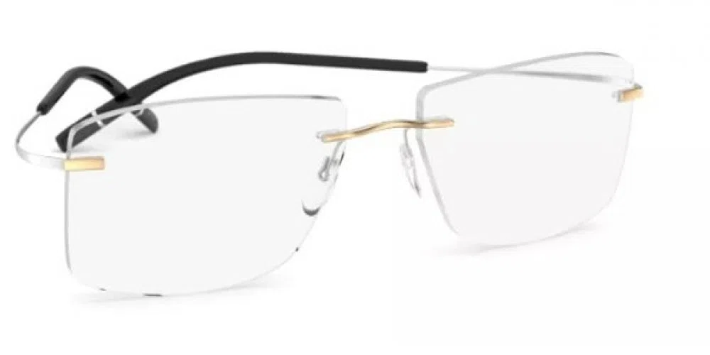 Silhouette TMA The Icon Gold Edition Demo Rimless 5539 Eyeglasses